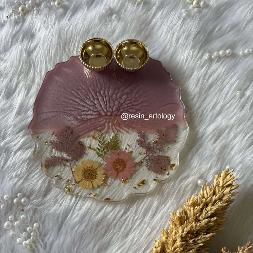 Resin Handmade Pooja Thali