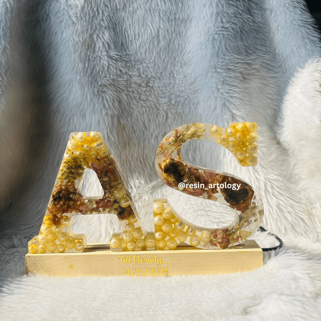 Customised Alphabet Name Desk Lamp