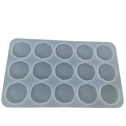 15 cavity agate popsocket circle mould (BULK)