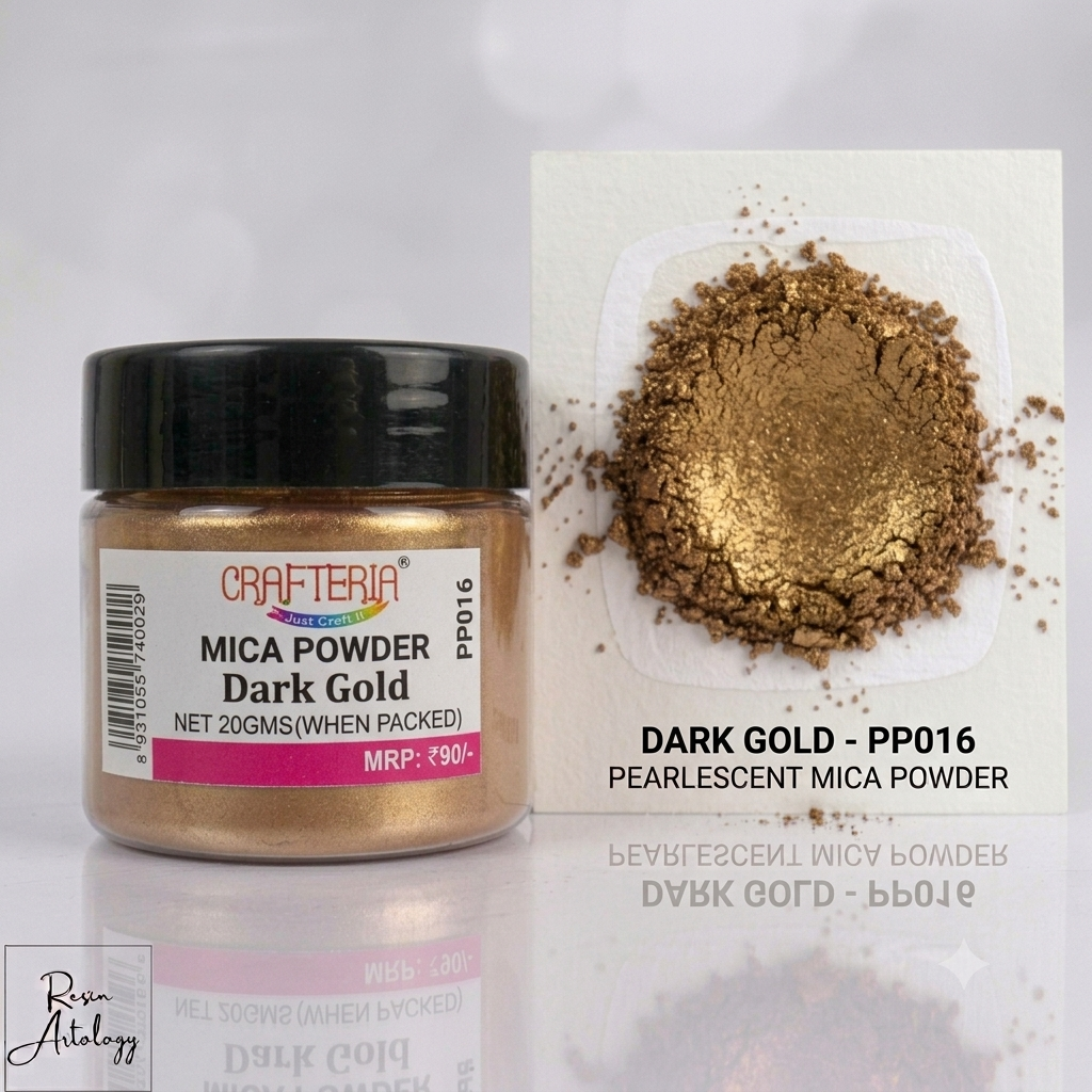 Dark Gold Pearl Mica Powder Pigment