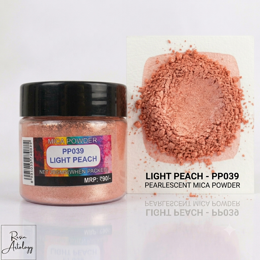 Light Peach Pearl Mica Powder Pigment