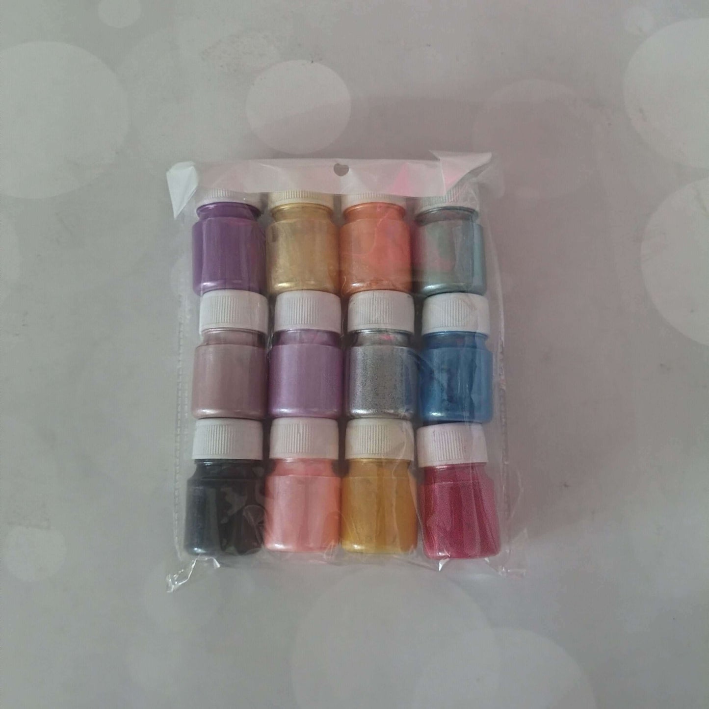 Set of 12 Pearl Mica Powder Pigment (LIGHT) (BULK)
