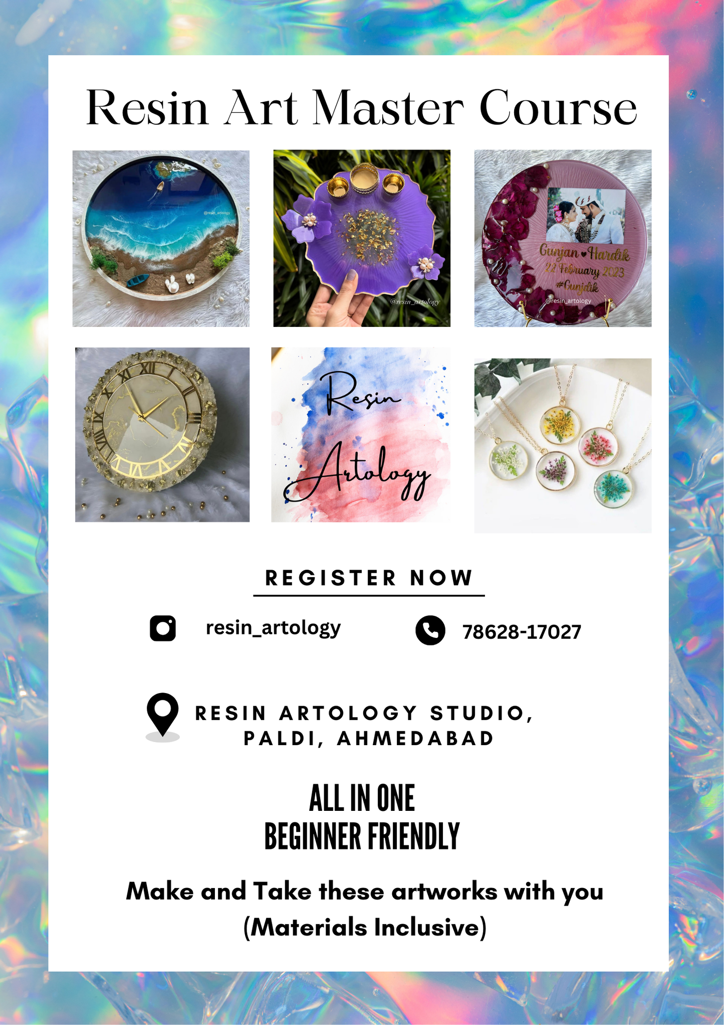 Resin Art Master course (ONLINE / OFFLINE)