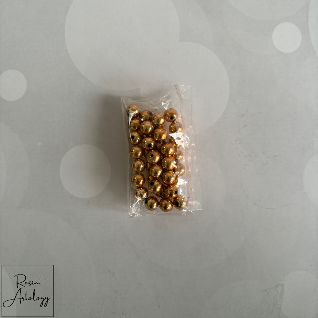 Rakhi Golden Pearl Beads