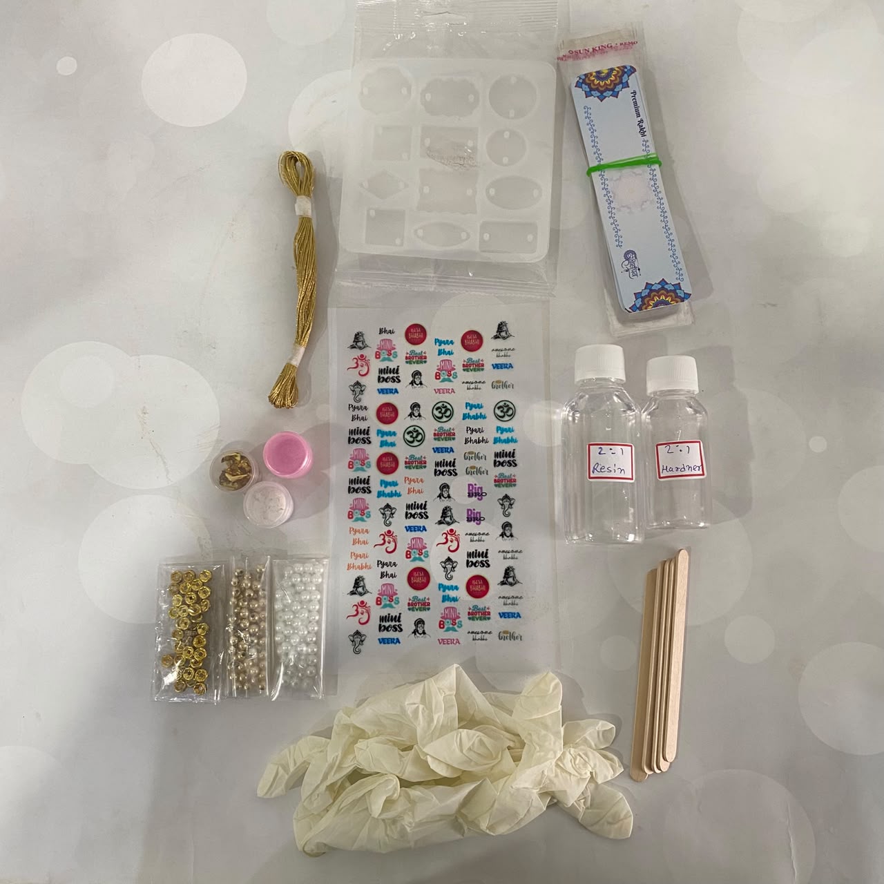 DIY RESIN RAKHI MOULD KIT ....