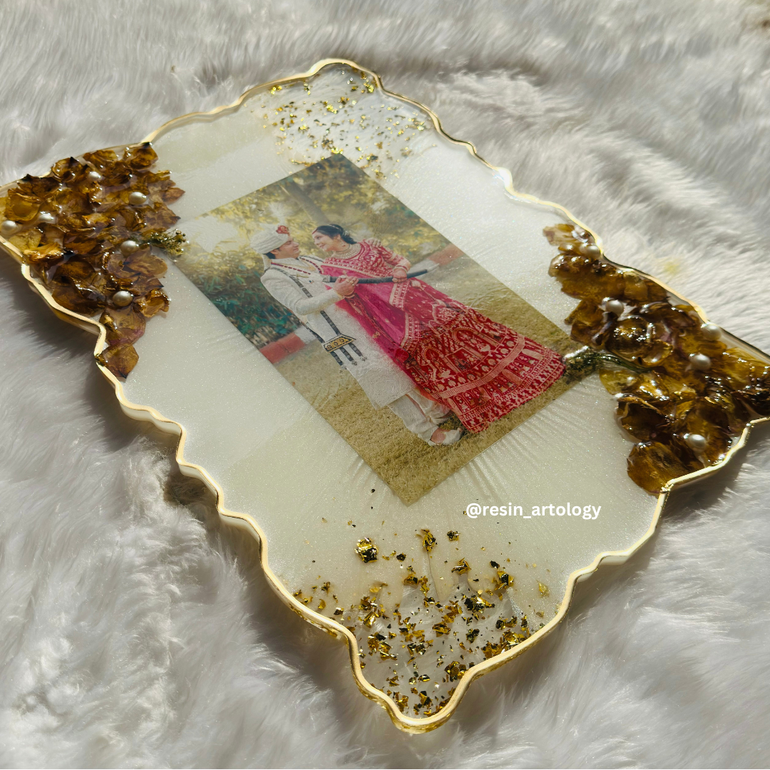 Customised Resin Photo Frame for Home Decor Personalized Gift - Customized with Your Photos and Text