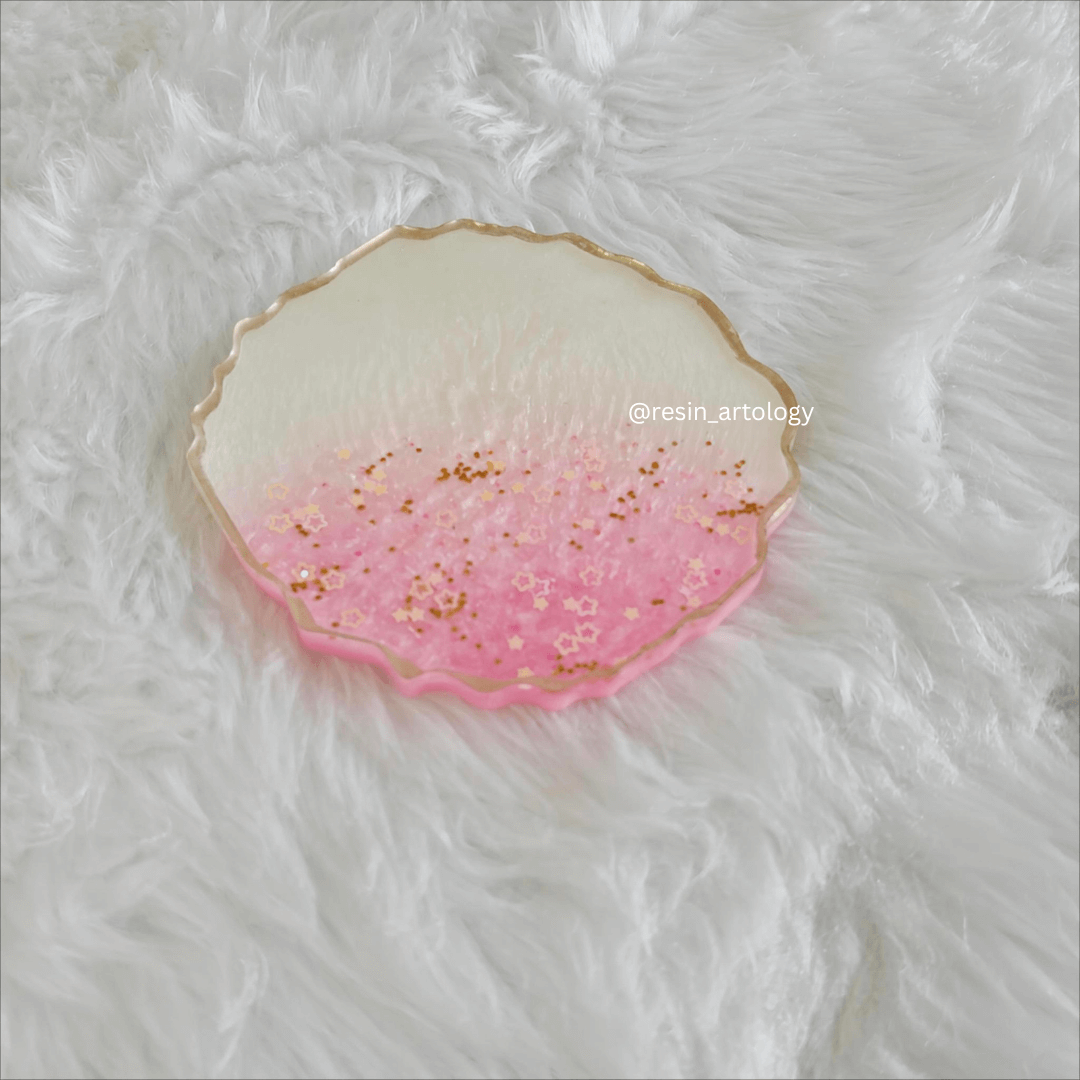 Epoxy Resin Coaster - ( Size - 4 Inch )