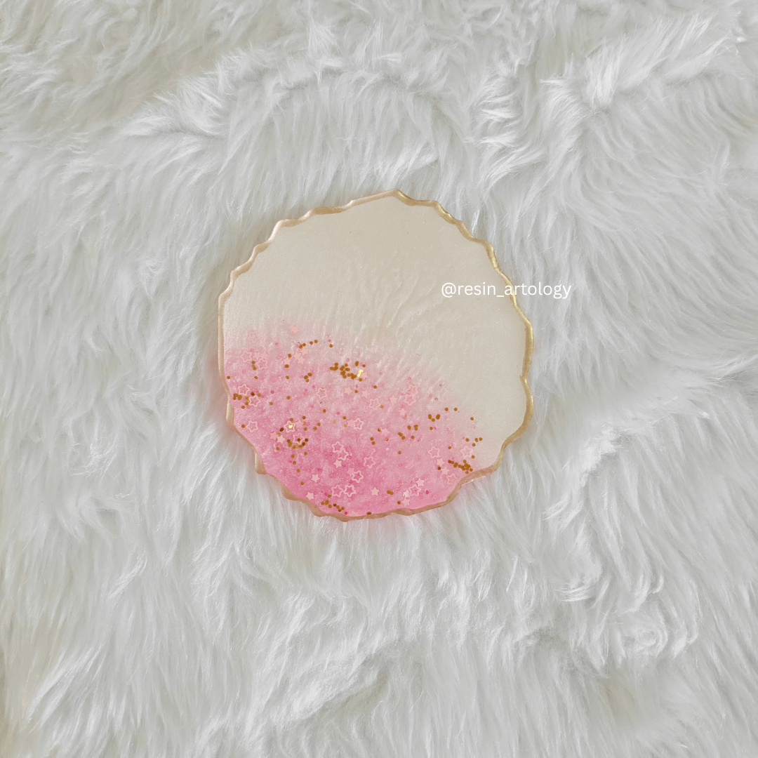 Epoxy Resin Coaster - ( Size - 4 Inch )