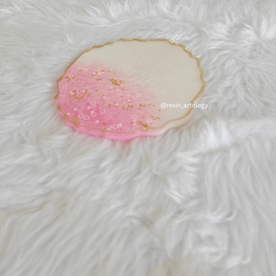 Epoxy Resin Coaster - ( Size - 4 Inch )