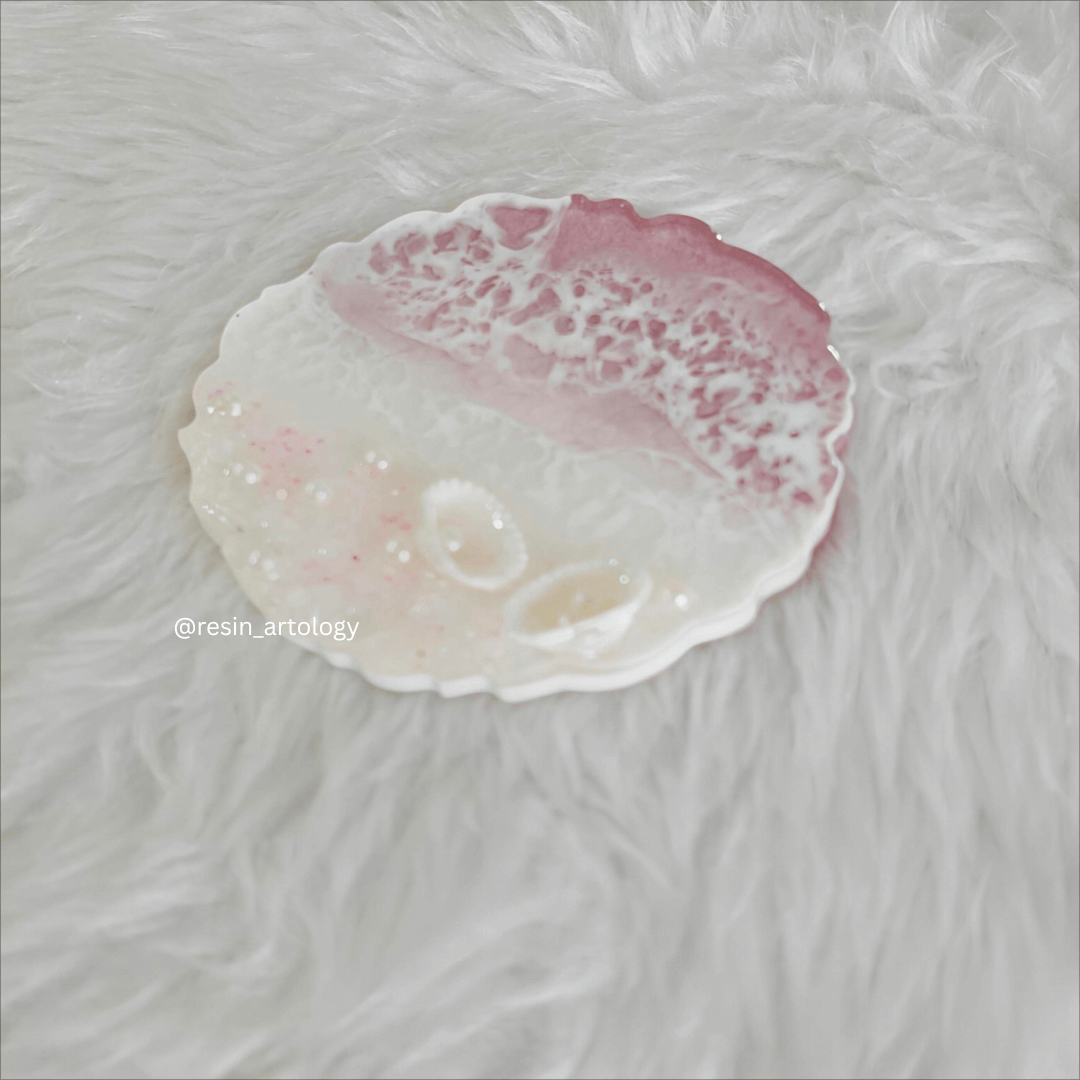 Epoxy Resin Coaster - ( Size - 4 Inch )