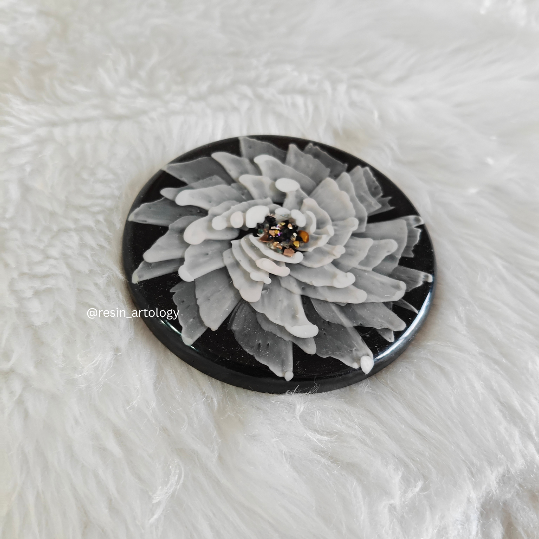 Epoxy Resin Coaster - ( Size - 4 Inch )