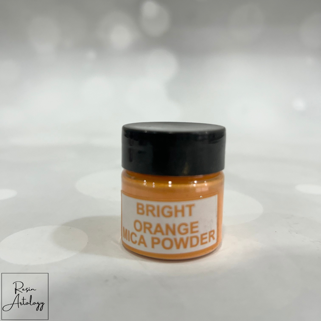 Bright Orange Pearl Mica Powder Pigment