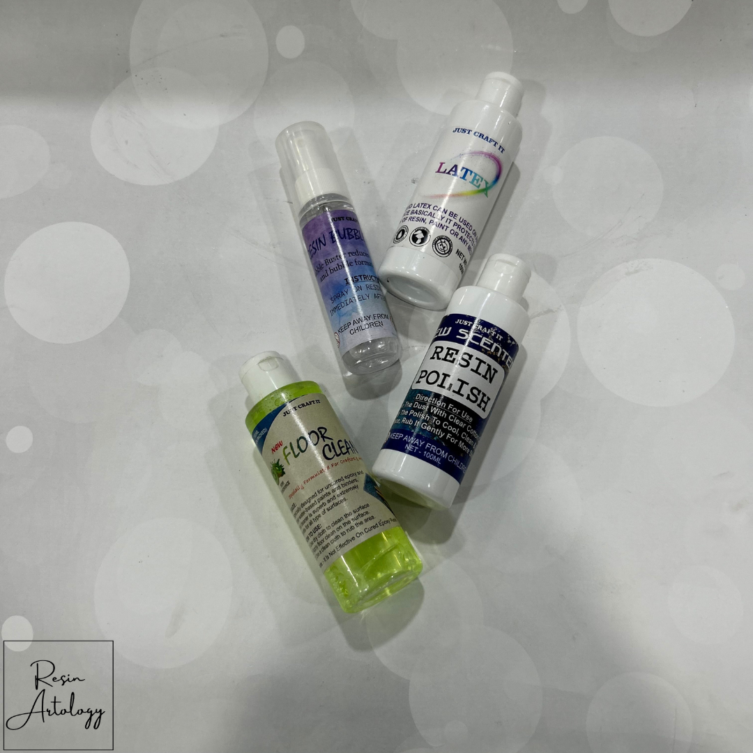 ESSENTIALS LIQUID KIT FOR RESIN ART