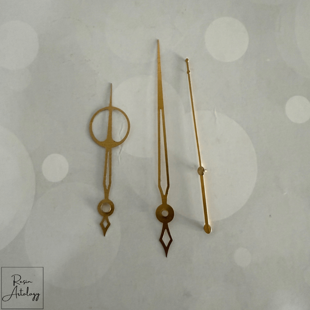 DESIGNER GOLDEN CLOCK HANDS 3 ( BULK )
