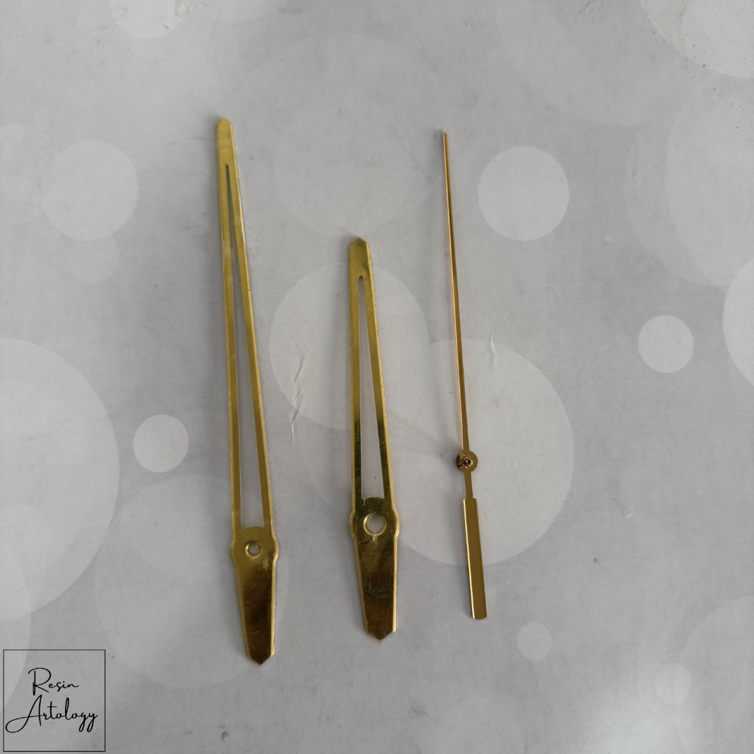 DESIGNER GOLDEN CLOCK HANDS 2 ( BULK )