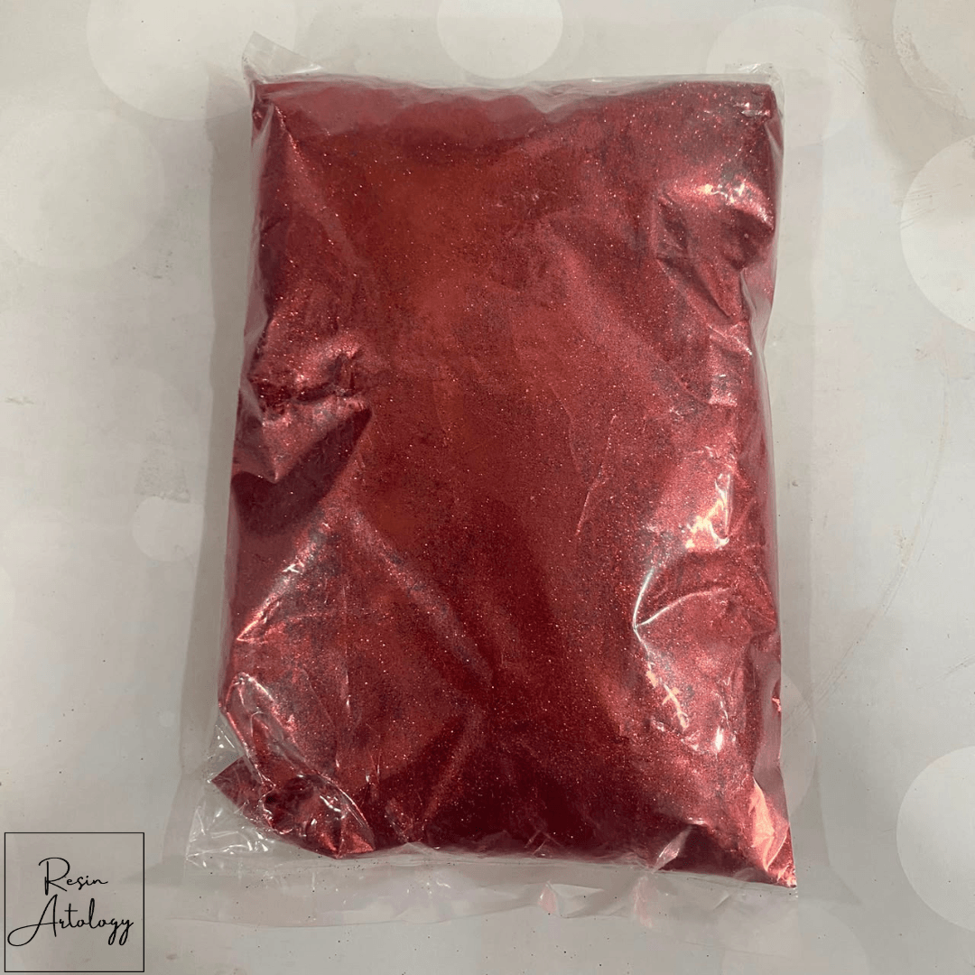 RED CHUNK GLITTER