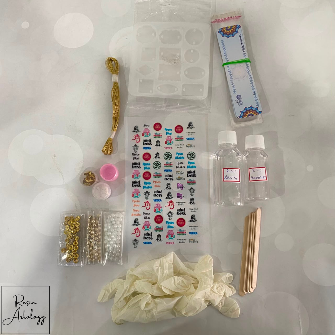 DIY RESIN RAKHI MOULD KIT ....