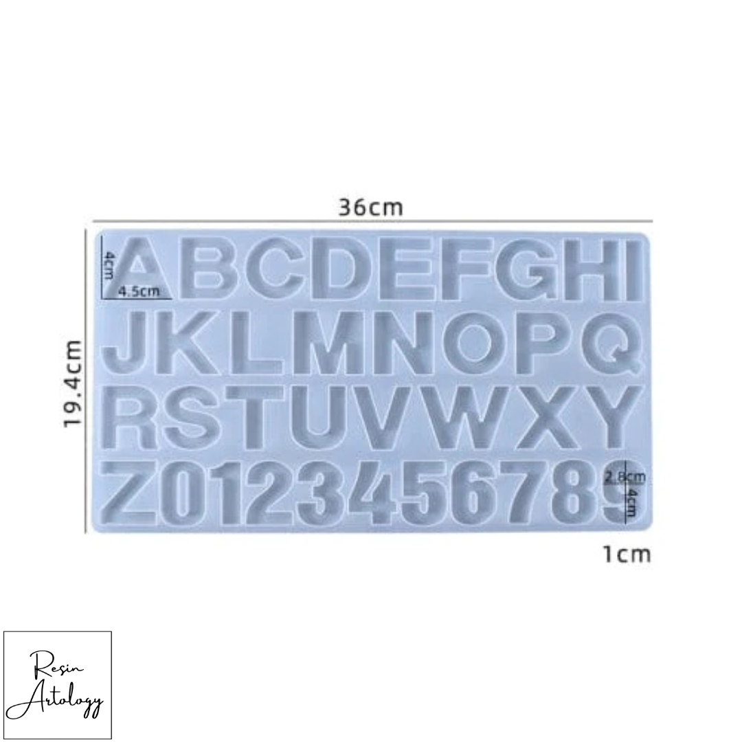 ALPHABET WITHOUT HOLE MOULD