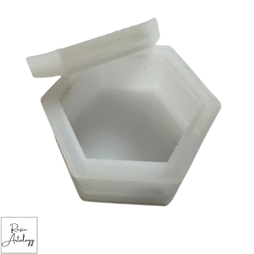 HEXAGONE STORAGE BOX FOR RESIN ART