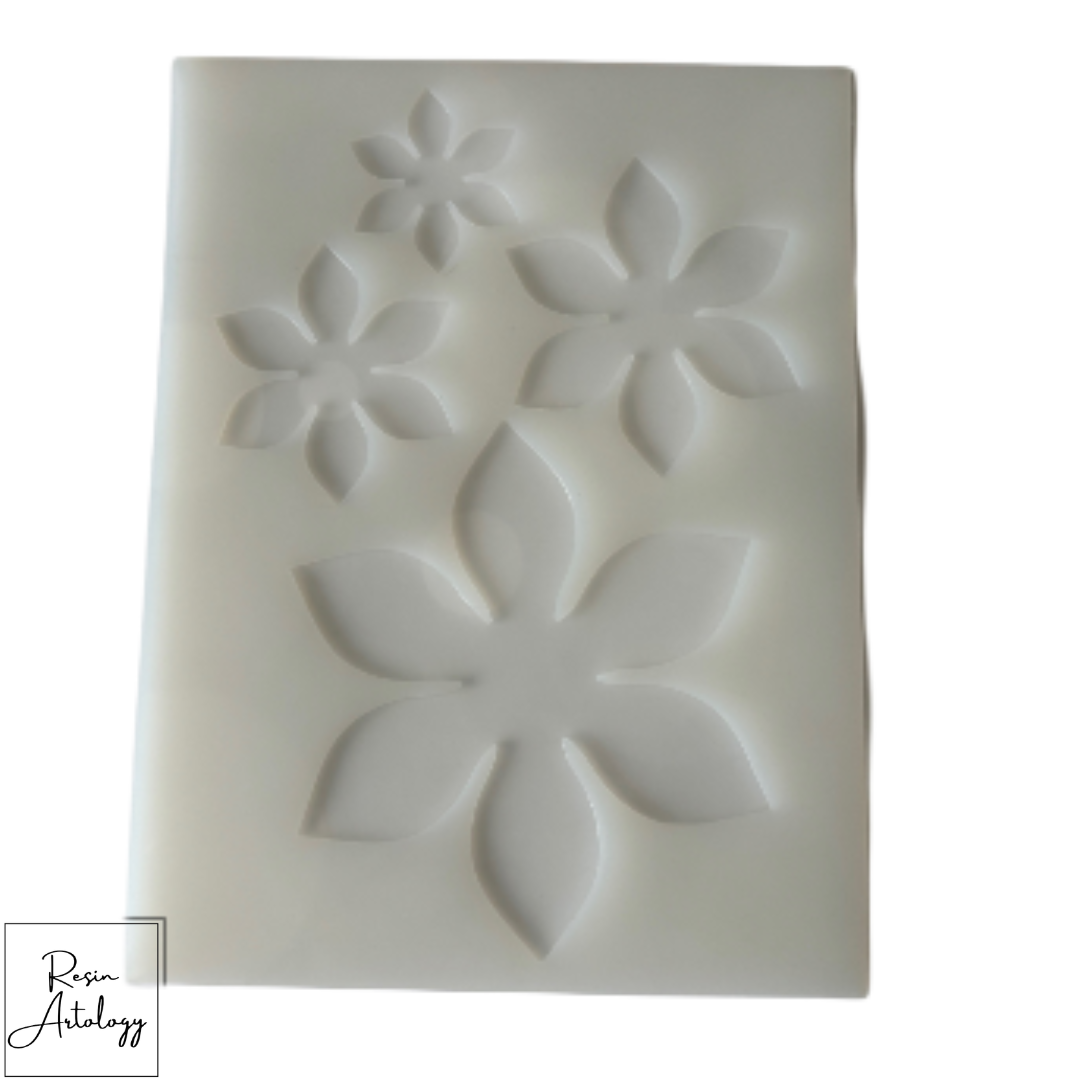3D FLOWER MOULD 4 IN 1