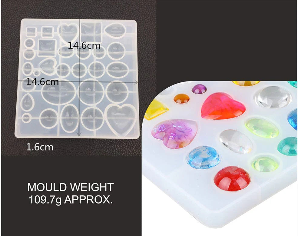 SMALL GEM STONE'S MOULD ( BULK )