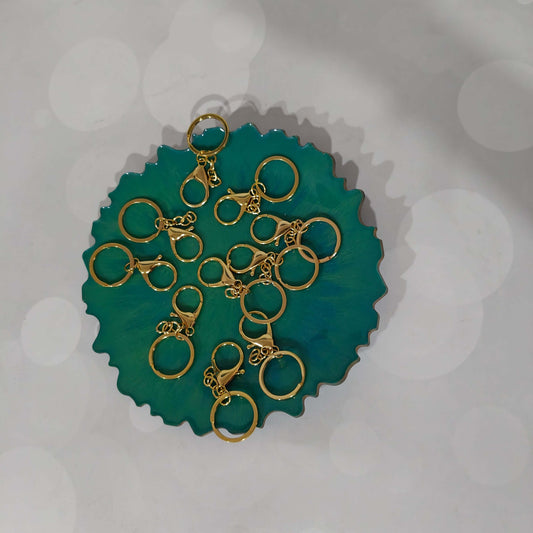 KEYCHAIN RINGS LOBSTER ( GOLDEN )