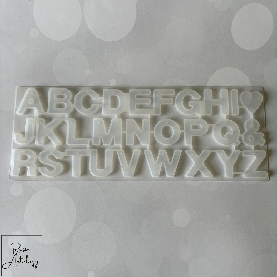 ALPHABET MOULD WITH HEART