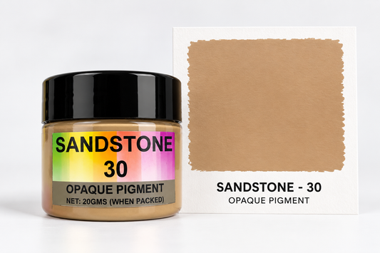 Sandstone opaque pigment