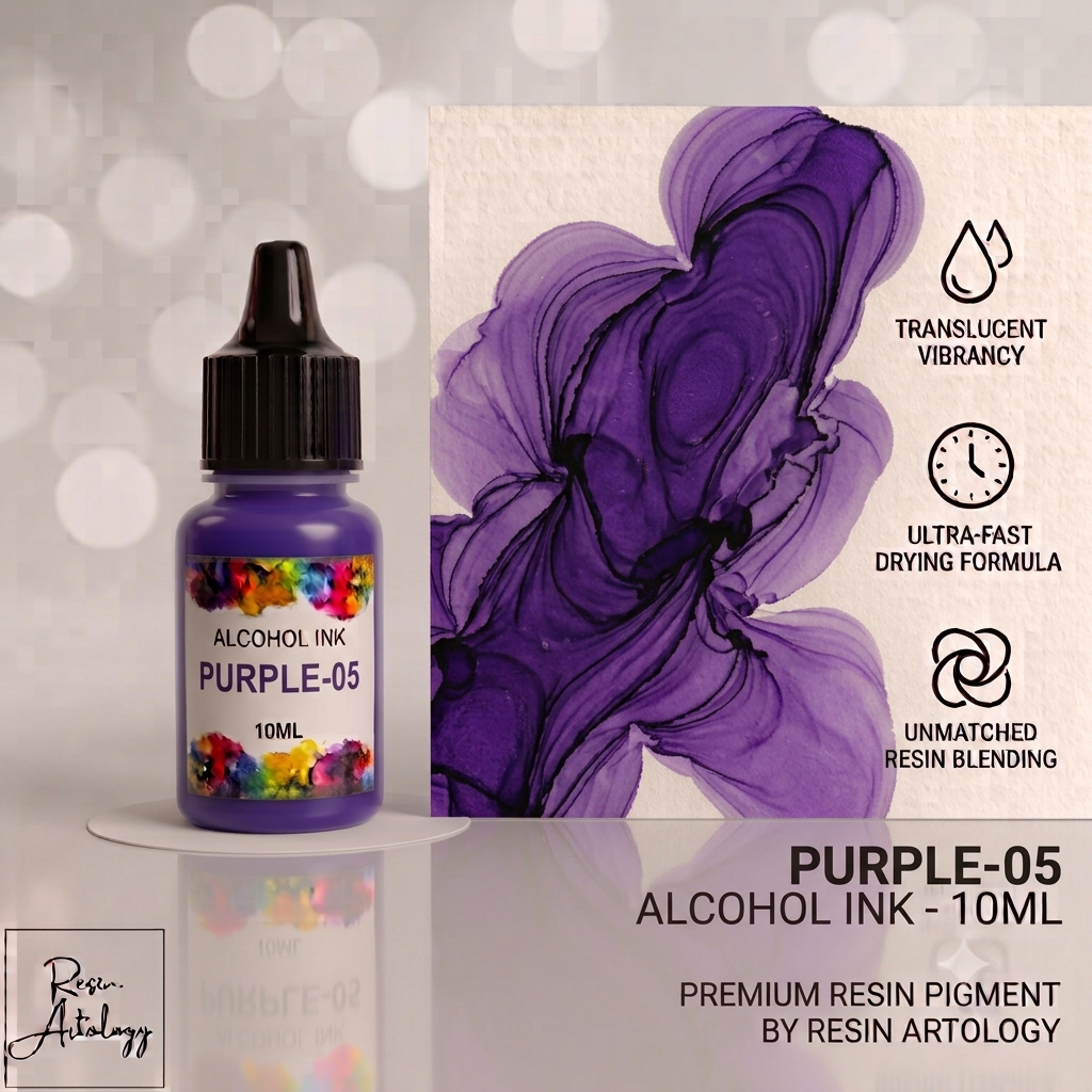 PURPLE ALCOHOL INK