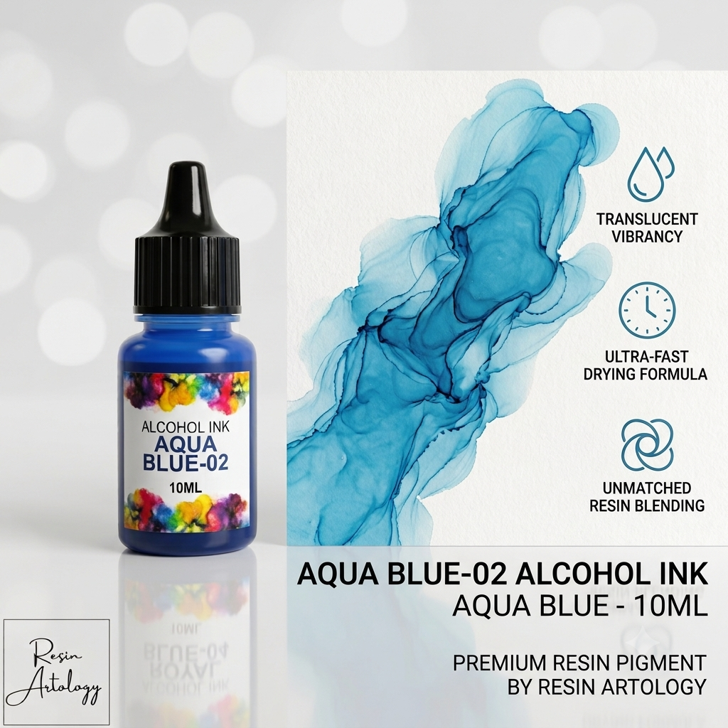 AQUA BLUE ALCOHOL INK