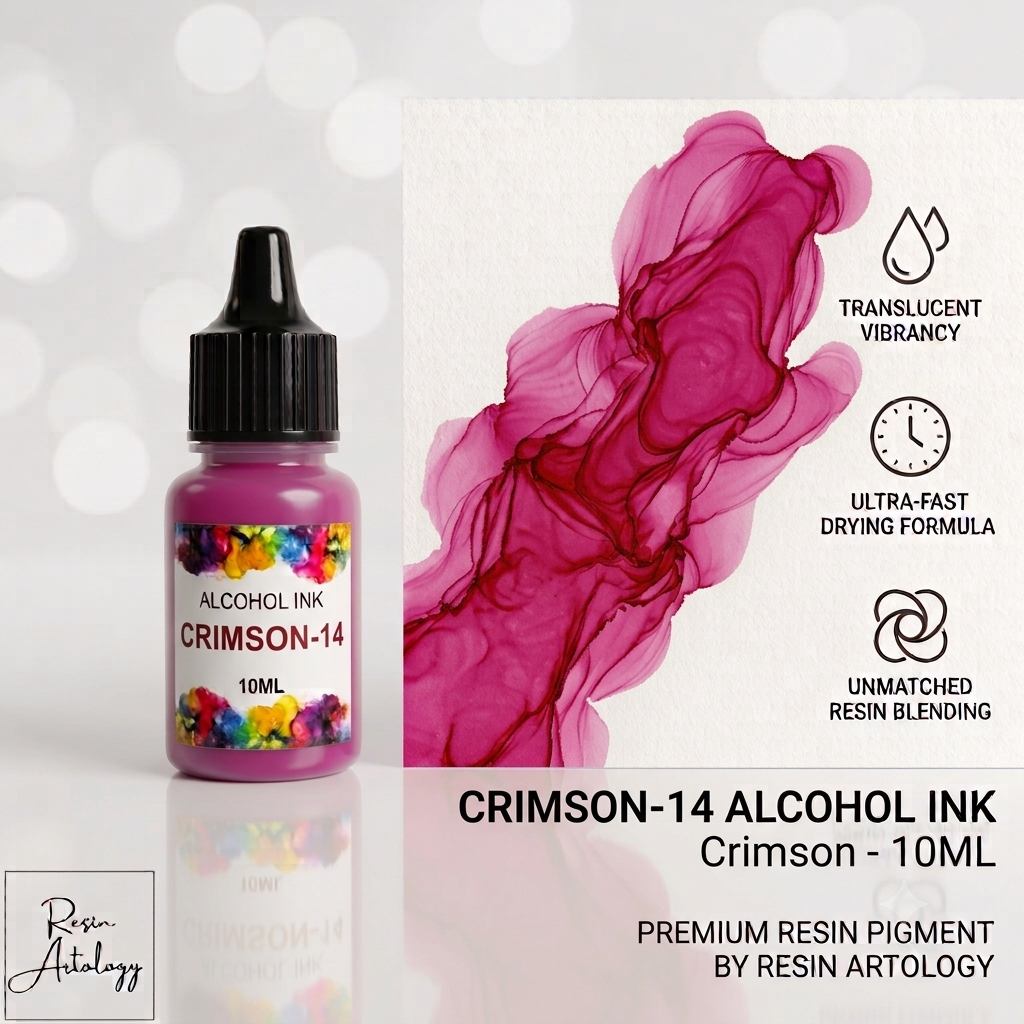 CRIMSON ALCOHOL INK