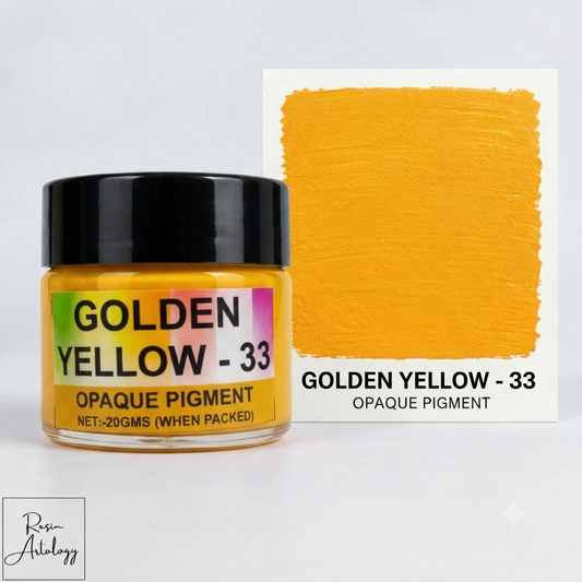 Golden yellow opaque pigment