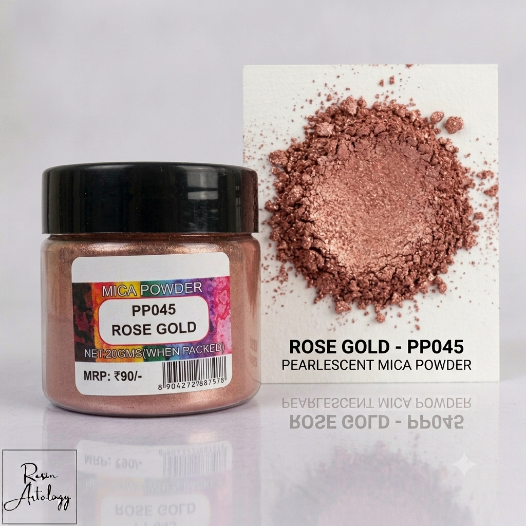 Rose Gold Mica Powder Pigment