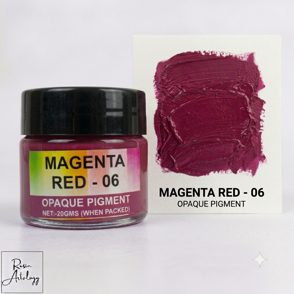 Magenta opaque pigment