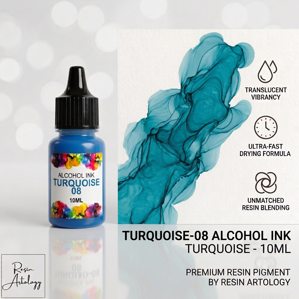 TURQUOISE ALCOHOL INK