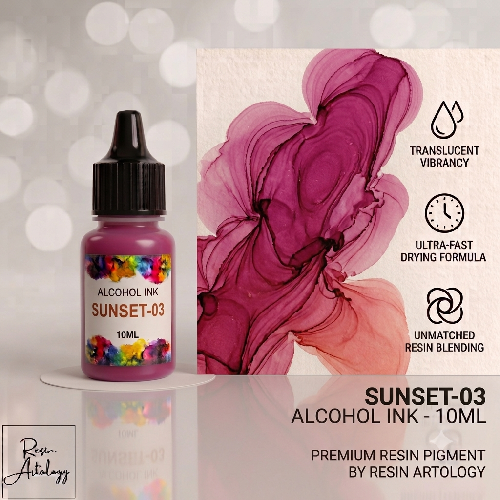 SUNSET ALCOHOL INK