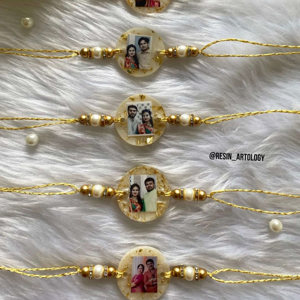 Resin Photo Rakhi for Rakshabandhan