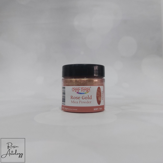 Rose Gold Mica Powder Pigment ( BULK )