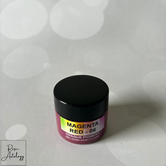 Magenta opaque pigment