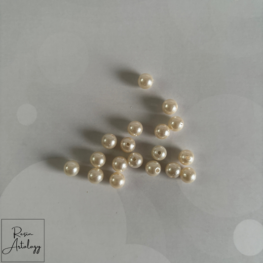 Rakhi White Pearl Beads