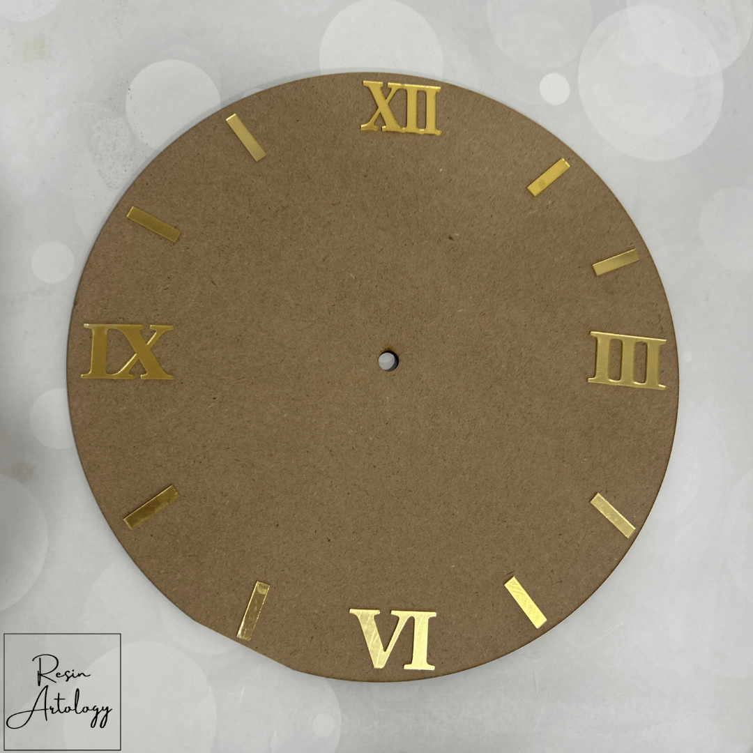 Acrylic Golden Roman Number's. – Resin Artology