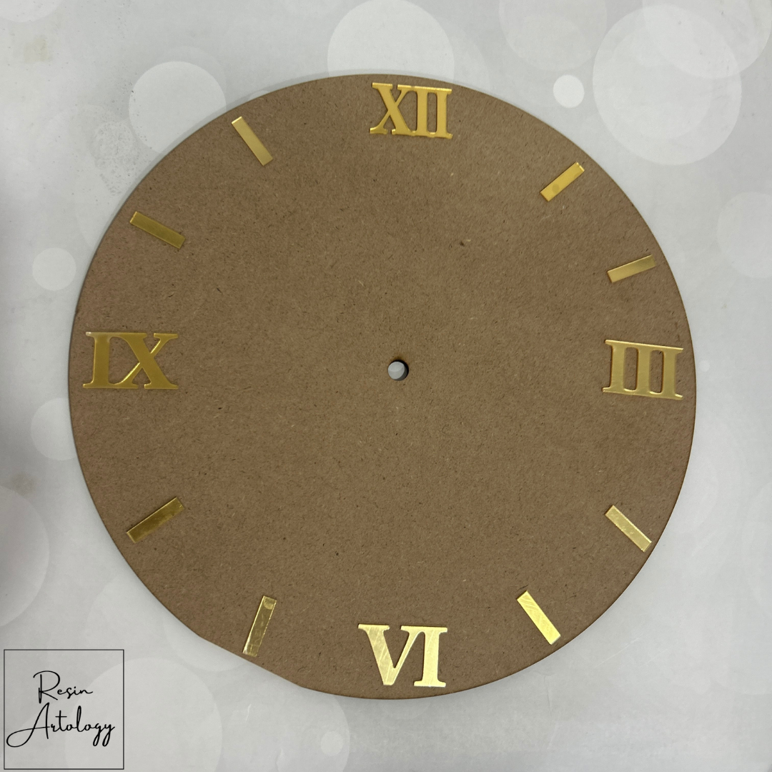 Acrylic Golden Roman Number's With Stick's