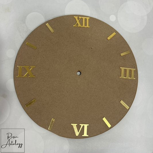 Acrylic Golden Roman Number's With Stick's