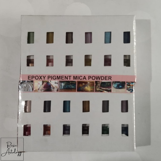 Set of 24 Pearl Mica Powder Pigment