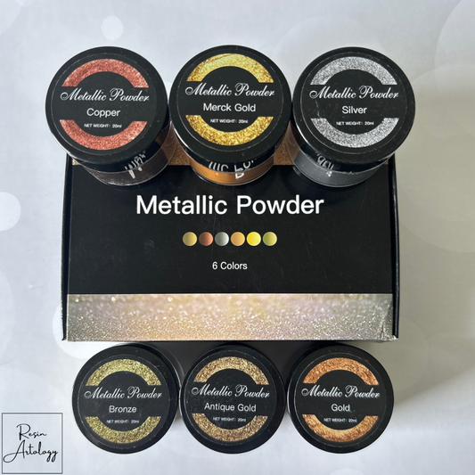 Premium Metalic Powder SET - 6 PCS