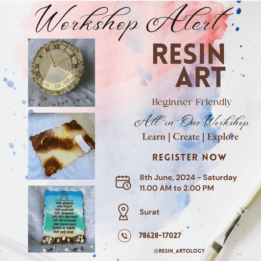 Resin Art Workshop - Surat - 8th June, 2024