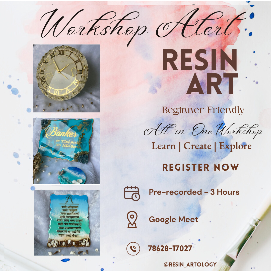 Resin Art Workshop - Online