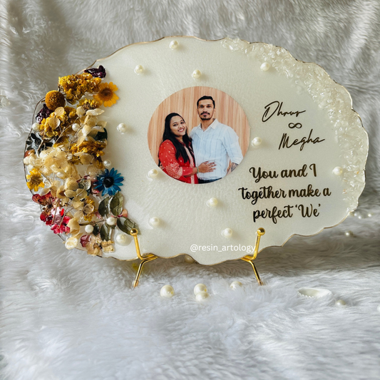 Customised Resin Photo Frame for Home Decor Personalized Gift - Customized with Your Photos and Text