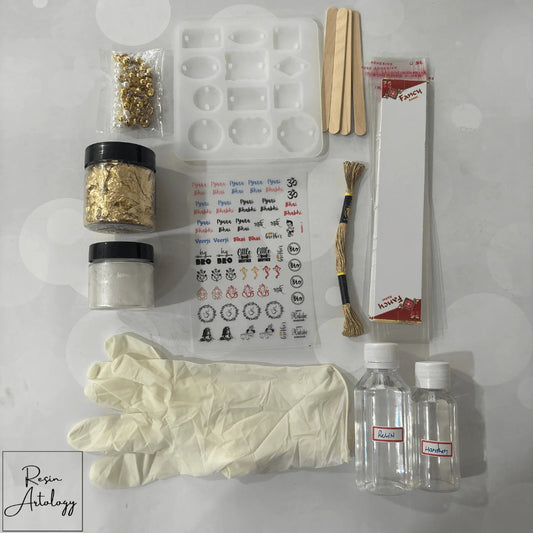 Resin Rakhi Making - Tutorial + FREE KIT