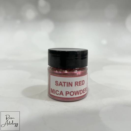 Satin Red Pearl Mica Powder Pigment